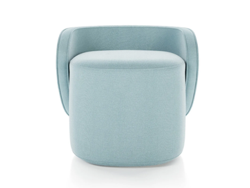 GUEST - Upholstered fabric stool by Liu Jo Living Collection - view 3